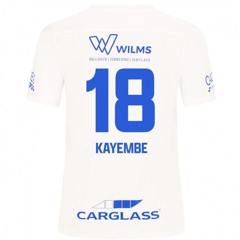 Danxen Damen Joris Kayembe #18 Weiß Auswärtstrikot Trikot 2024/25 T-Shirt Schweiz