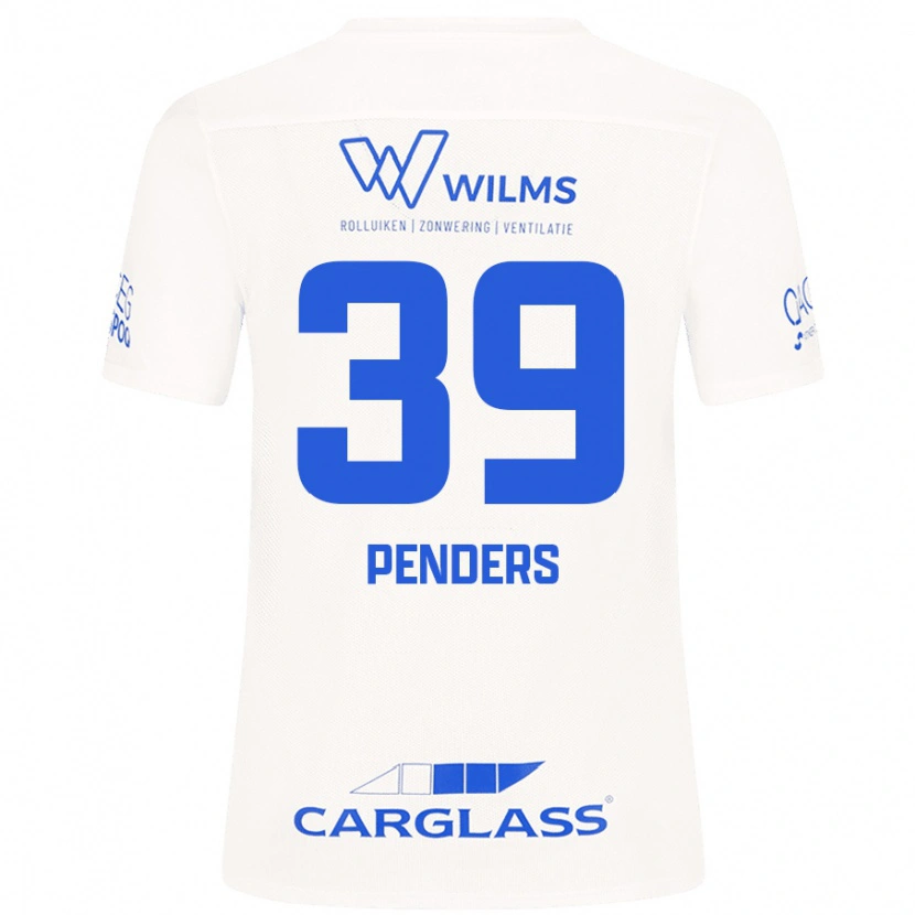 Danxen Damen Mike Penders #39 Weiß Auswärtstrikot Trikot 2024/25 T-Shirt Schweiz