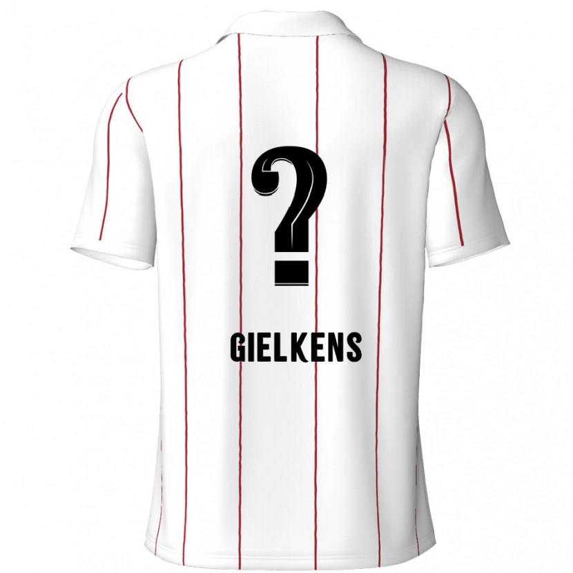 Danxen Damen Mathijs Gielkens #0 Weiß Schwarz Auswärtstrikot Trikot 2024/25 T-Shirt Schweiz