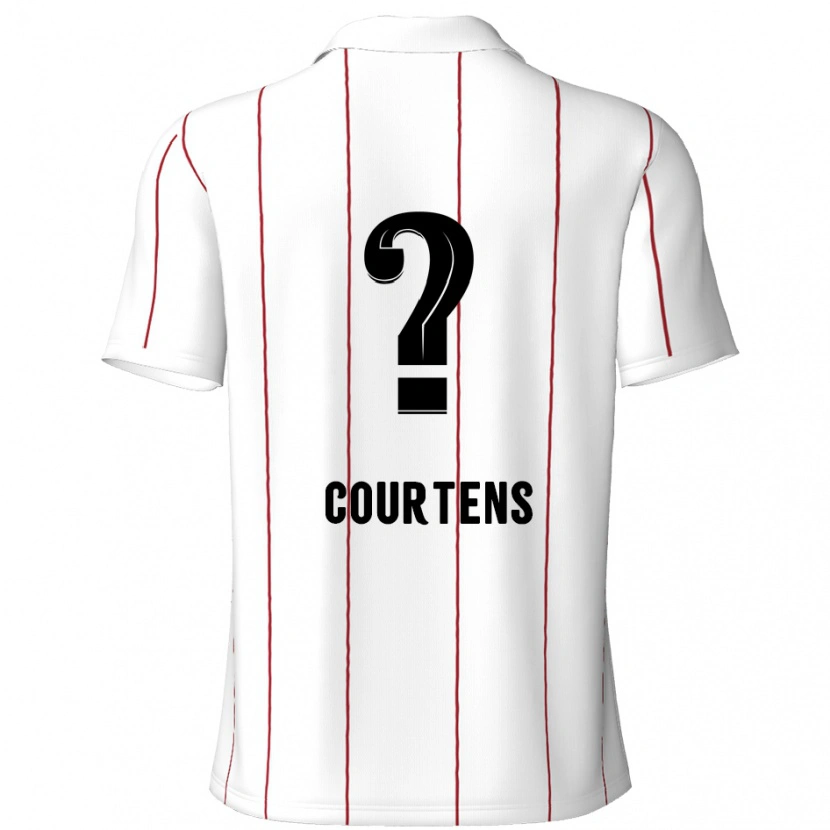 Danxen Damen Nolhan Courtens #0 Weiß Schwarz Auswärtstrikot Trikot 2024/25 T-Shirt Schweiz