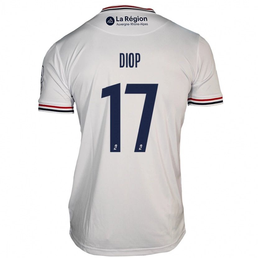 Danxen Damen Ousmane Diop #17 Weiß Auswärtstrikot Trikot 2024/25 T-Shirt Schweiz