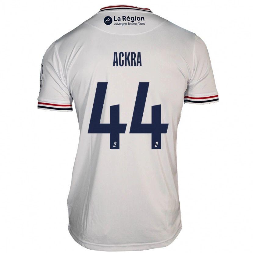 Danxen Damen Allan Ackra #44 Weiß Auswärtstrikot Trikot 2024/25 T-Shirt Schweiz