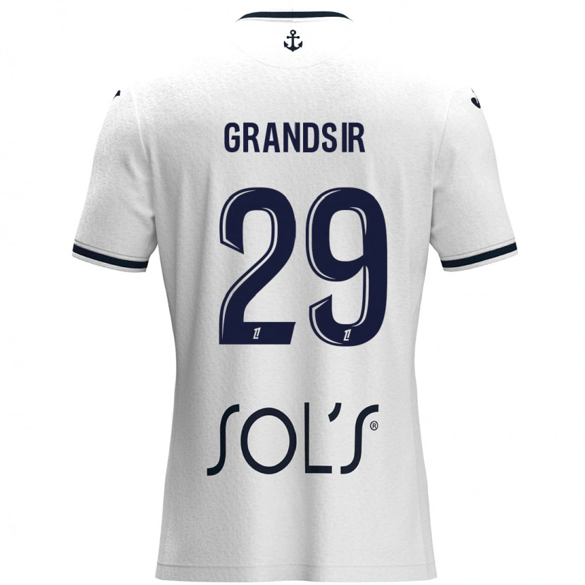 Danxen Damen Samuel Grandsir #29 Weiß Dunkelblau Auswärtstrikot Trikot 2024/25 T-Shirt Schweiz