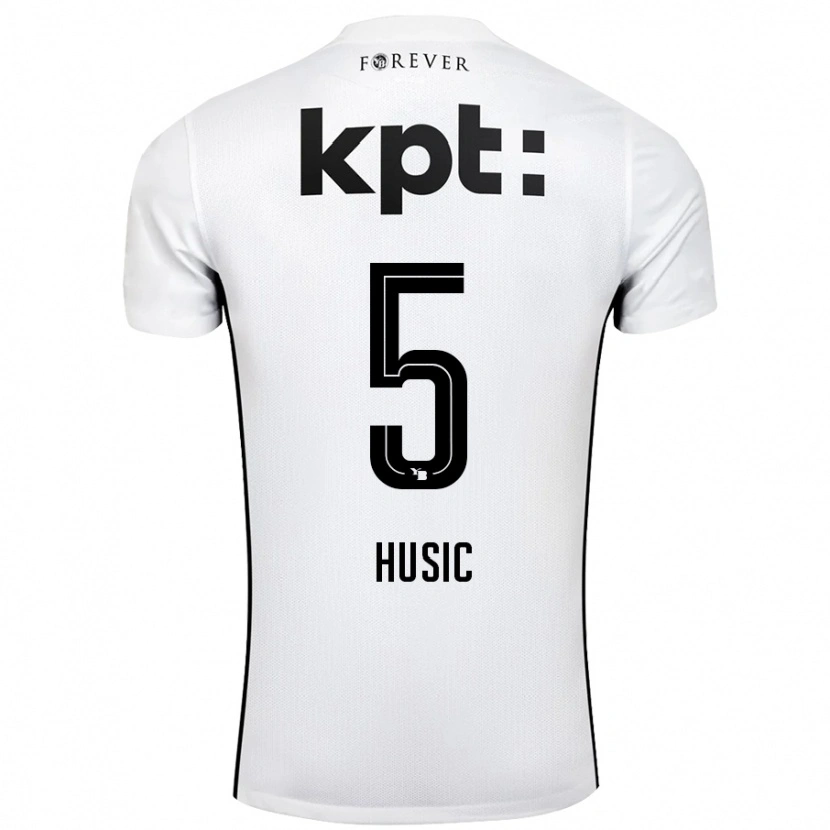Danxen Damen Anel Husic #5 Weiß Schwarz Auswärtstrikot Trikot 2024/25 T-Shirt Schweiz