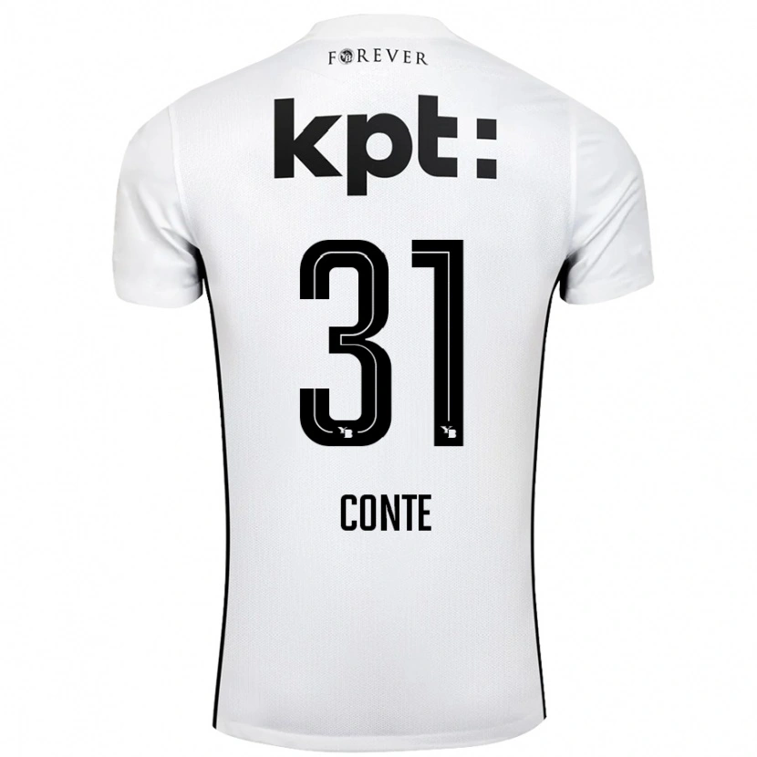 Danxen Damen Facinet Conte #31 Weiß Schwarz Auswärtstrikot Trikot 2024/25 T-Shirt Schweiz