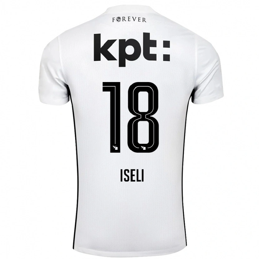 Danxen Damen Marco Iseli #18 Weiß Schwarz Auswärtstrikot Trikot 2024/25 T-Shirt Schweiz