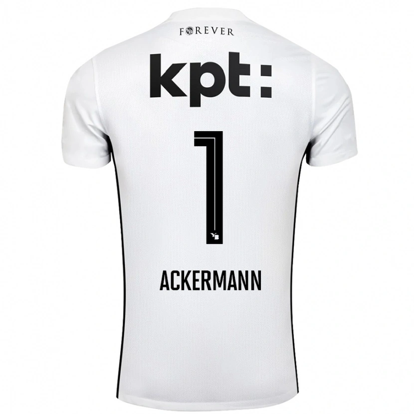 Danxen Damen Jara Ackermann #1 Weiß Schwarz Auswärtstrikot Trikot 2024/25 T-Shirt Schweiz