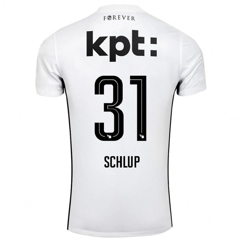 Danxen Damen Giulia Schlup #31 Weiß Schwarz Auswärtstrikot Trikot 2024/25 T-Shirt Schweiz