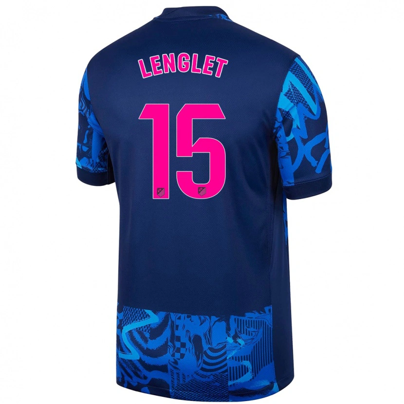 Danxen Kinder Clément Lenglet #15 Königsblau Ausweichtrikot Trikot 2024/25 T-Shirt Schweiz