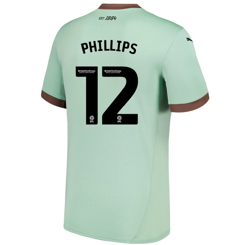 Danxen Herren Nathaniel Phillips #12 Blassgrün Auswärtstrikot Trikot 2024/25 T-Shirt Schweiz