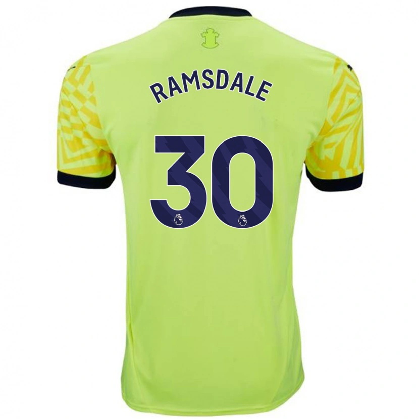Danxen Herren Aaron Ramsdale #30 Gelb Auswärtstrikot Trikot 2024/25 T-Shirt Schweiz