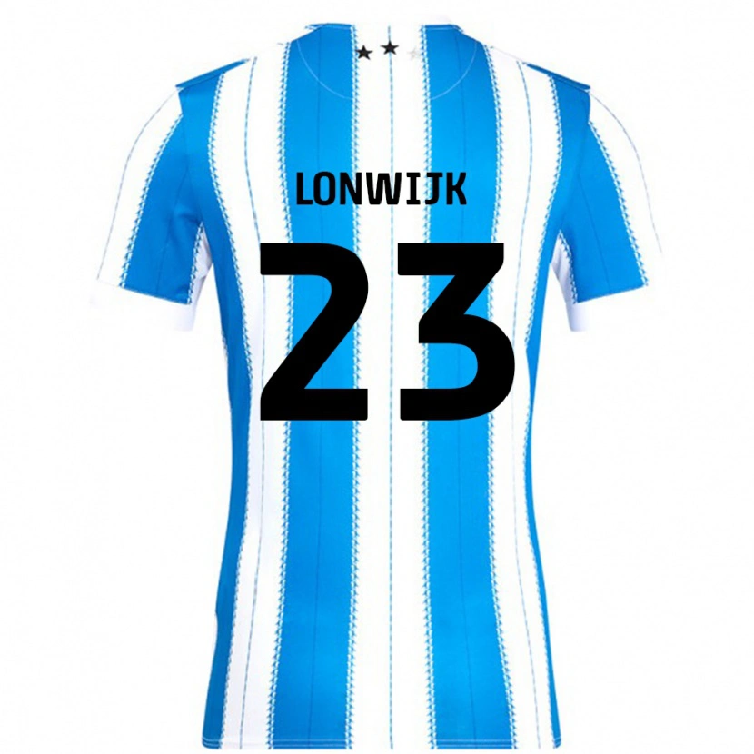 Danxen Herren Nigel Lonwijk #23 Blau Weiß Heimtrikot Trikot 2024/25 T-Shirt Schweiz