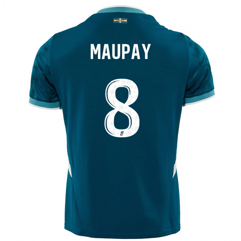 Danxen Herren Neal Maupay #8 Türkisblau Auswärtstrikot Trikot 2024/25 T-Shirt Schweiz