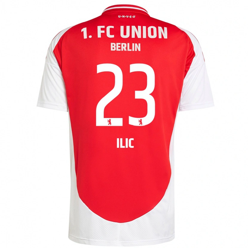 Danxen Herren Andrej Ilic #23 Rot Weiß Heimtrikot Trikot 2024/25 T-Shirt Schweiz