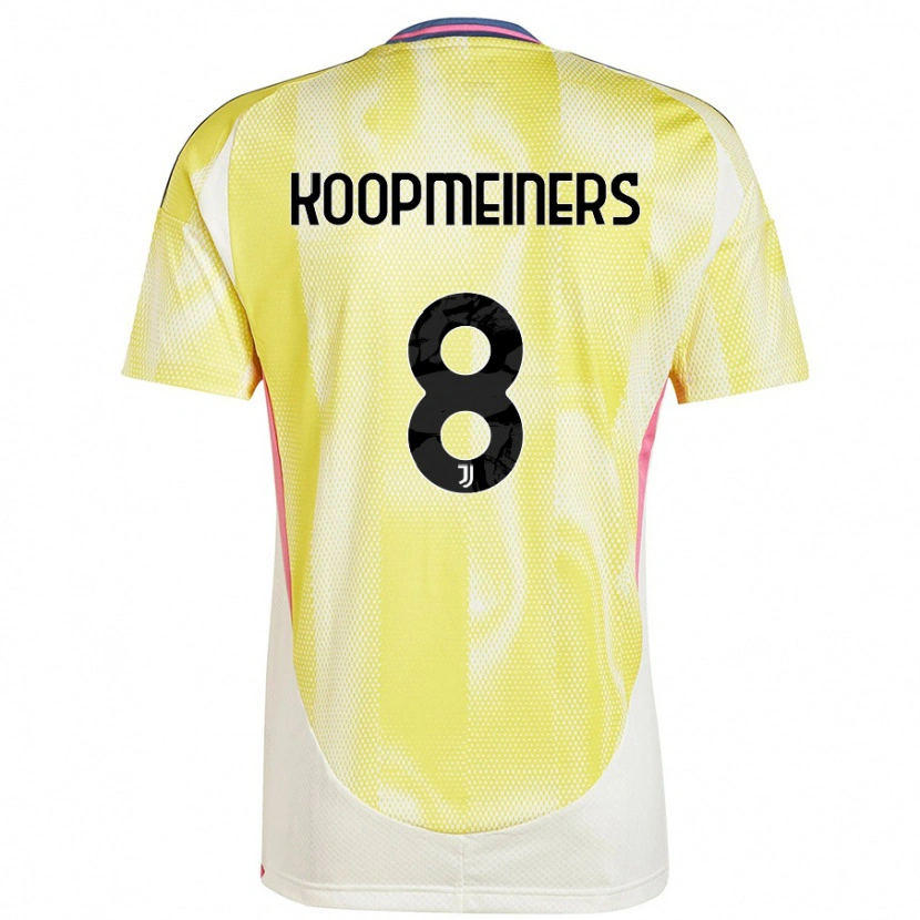 Danxen Herren Teun Koopmeiners #8 Solargelb Auswärtstrikot Trikot 2024/25 T-Shirt Schweiz