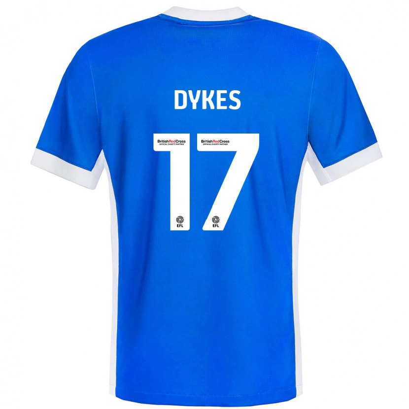 Danxen Herren Lyndon Dykes #17 Blau Weiß Heimtrikot Trikot 2024/25 T-Shirt Schweiz