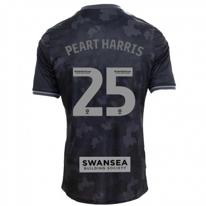 Danxen Herren Myles Peart-Harris #25 Schwarz Auswärtstrikot Trikot 2024/25 T-Shirt Schweiz