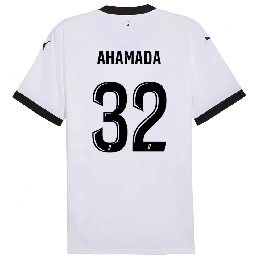 Danxen Damen Naouirou Ahamada #32 Weiß Schwarz Auswärtstrikot Trikot 2024/25 T-Shirt Schweiz