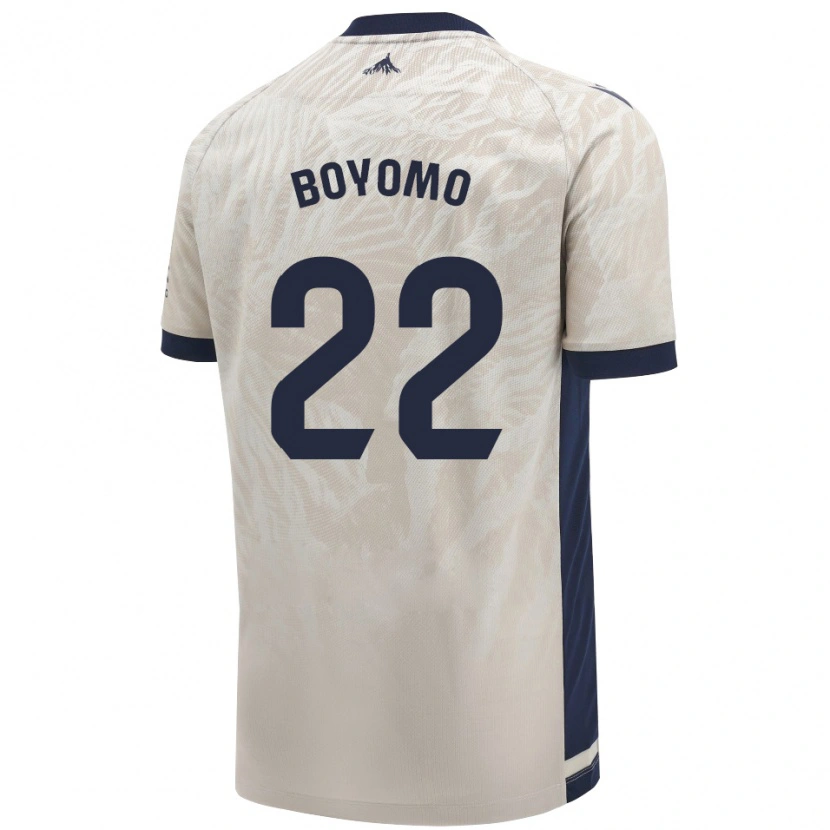 Danxen Damen Enzo Boyomo #22 Hellgrau Auswärtstrikot Trikot 2024/25 T-Shirt Schweiz