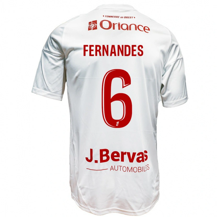 Danxen Damen Edimilson Fernandes #6 Weiß Rot Auswärtstrikot Trikot 2024/25 T-Shirt Schweiz